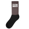 i'm the boss mens Socks
