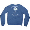 drop fast die last back Crewneck Sweatshirt