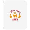 This Girl Loves Her Akita Mousepad