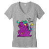 monster Women's V-Neck T-Shirt