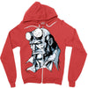 hellboy 6 Zipper Hoodie