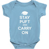 stay puft and carry on Baby Onesie