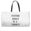 everyone should be feminist Weekender Totes