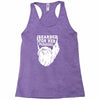 bearded for her pleasure Racerback Tank