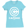 capsule corps dbz dragon ball manga anime Ladies Fitted T-Shirt