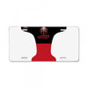 pool black red License Plate