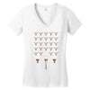 space ni invaders Women's V-Neck T-Shirt