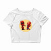 deadpool Crop Top
