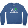 chillkr&ouml;te  fun kult shit bong marihuana joint smoke weed punk gras Crewneck Sweatshirt