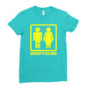 drop yours Ladies Fitted T-Shirt
