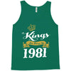 kings are born in 1981 Tank Top