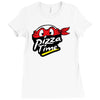 pizza time Ladies Fitted T-Shirt