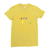 thanos gauntlet 3 Ladies Fitted T-Shirt