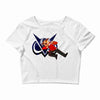 funny gaming Crop Top