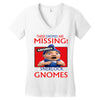 Sherlock Gnomes Women's V-Neck T-Shirt