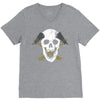 skull axe V-Neck Tee