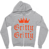 gritty gritty Zipper Hoodie