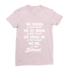 blk power Ladies Fitted T-Shirt