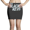 black keys Mini Skirts