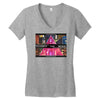 silence the mind Women's V-Neck T-Shirt