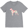 flower V-Neck Tee