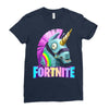 fortnite unicorn Ladies Fitted T-Shirt