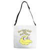 no one's gay for moleman Adjustable Strap Totes