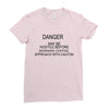 coffee my be hostile before morning Ladies Fitted T-Shirt