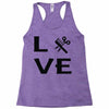 love hairstylist Racerback Tank