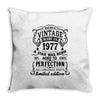 Vintage 1977 Throw Pillow