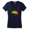 time leaves Women's V-Neck T-Shirt