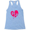 kawaii suki cute heart tee japanese kanji Racerback Tank
