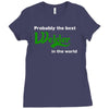 probably best welder in the world Ladies Fitted T-Shirt