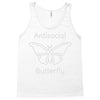 not so social butterfly Tank Top