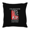 if the land of the free Throw Pillow