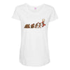 retro evolution Maternity Scoop Neck T-shirt
