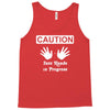 caution! jazz handsfunny jazz dance comic boogie camp trumpet Tank Top