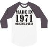 made in 1971 original parst 3/4 Sleeve Shirt