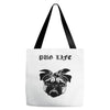 pug life Tote Bags