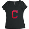 alphabet C Women's Triblend Scoop T-shirt