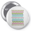 hawaiian pattern Pin-back button