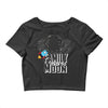 Family Trip To Moon Crop Top