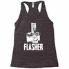 flasher camera Racerback Tank