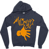 midnight oil Zipper Hoodie