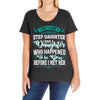 i don't have stepdaughter funny gift for stepdad. Ladies Curvy T-Shirt