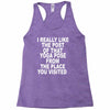 yoga pose post Racerback Tank