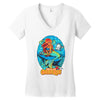 the little cthulhu Women's V-Neck T-Shirt