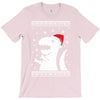 big trex santa ugly christmas T-Shirt