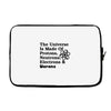The Universe Is Made Of Protons, Neutrons, Electrons, Morons Laptop sleeve