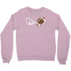 football infinity love Crewneck Sweatshirt